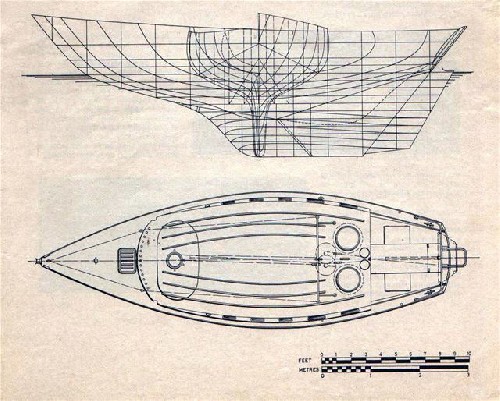 Lines plans - She\'s a North Atlantic 29