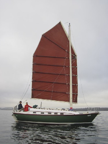 Teleport with sails raised at last - pity theres no wind