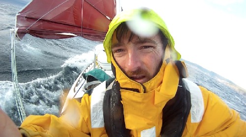 Sailing through a bit of weather