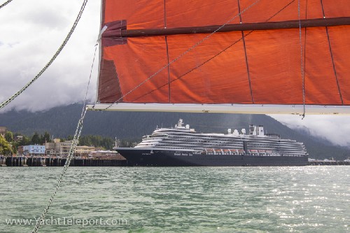 Sailing past some more cruise ships