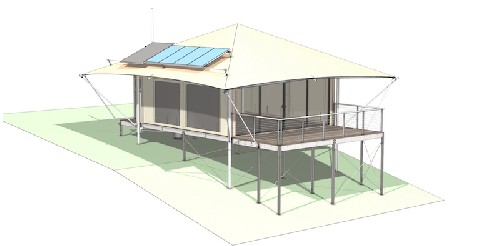 Swell Lodge eco-chalet - Click for full-size.